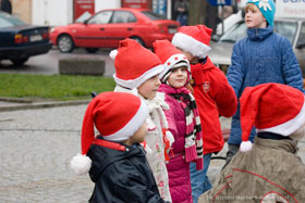 Mikołajkowy Happening - zastępy małych Elfów