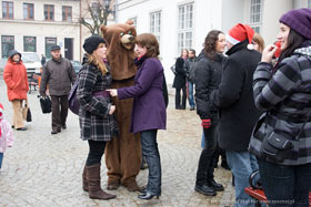 Mikołajkowy Happening - pamiątkowe zdjęcie z Misiem