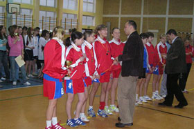 Złoty medal w kat. LZS na r.szk.2007-8