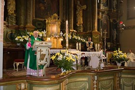 Uroczystość zakończenia Misji Świętych w parafii Św. Piotra i Pawła w Reszlu - 20 września 2009 r.