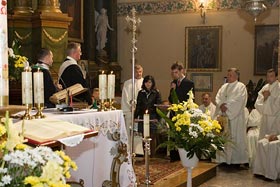 Uroczystość zakończenia Misji Świętych w parafii Św. Piotra i Pawła w Reszlu - 20 września 2009 r.