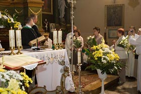 Uroczystość zakończenia Misji Świętych w parafii Św. Piotra i Pawła w Reszlu - 20 września 2009 r.