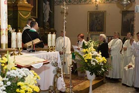 Uroczystość zakończenia Misji Świętych w parafii Św. Piotra i Pawła w Reszlu - 20 września 2009 r.