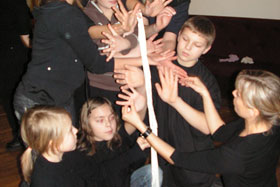 Zajęcia teatralne.