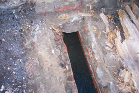 Fragment drenażu obecnie