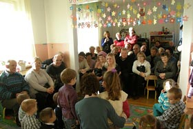Świeto Babci i Dziadka w grupie maluchów