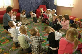 Świeto Babci i Dziadka w grupie maluchów