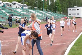 Finisz biegu na 300m