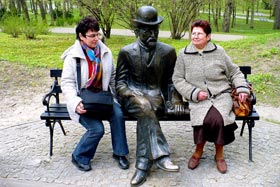Spotkanie z B. Prusem w Nałęczowie