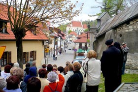 Widok na rynek w Kazimierzu Dolnym