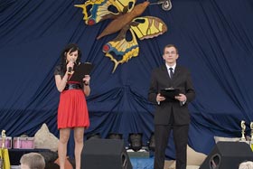 konferansjerzy - Justyna Wasilewska i Mateusz Rutynowski