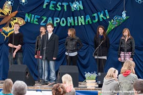 Młodzież z Gimnazjum nr 1 w Reszlu