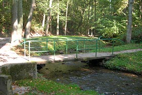 Kładka przy minizoo.