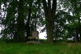 Krzyż przy wzgórzu szubienicznym (przy ul. B. Chrobrego)